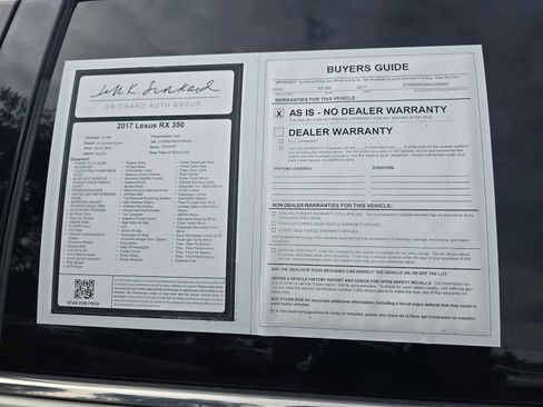 Used 2017 Lexus RX 350 AWD image 19