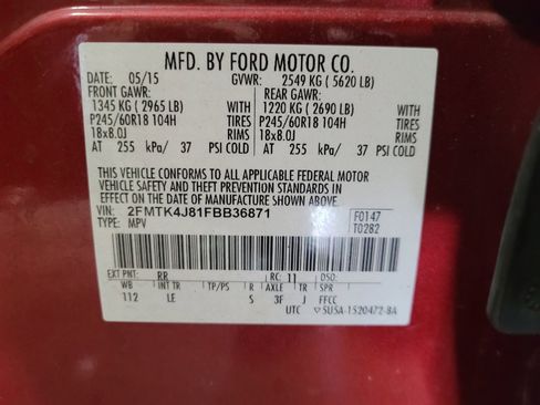 Used 2015 Ford Edge SEL w/ Equipment Group 201A AWD/4WD image 33