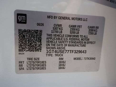 New 2026 GMC Sierra 3500 Pro w/ 1SA Pro Safety Plus Package AWD/4WD image 47