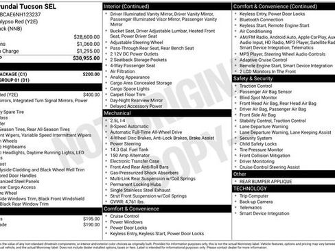 Certified 2022 Hyundai Tucson SEL w/ Cargo Package image 10