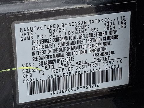 Used 2023 Nissan Sentra SV FWD image 25