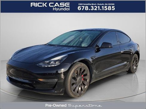 Used 2023 Tesla Model 3 Performance AWD/4WD image 1