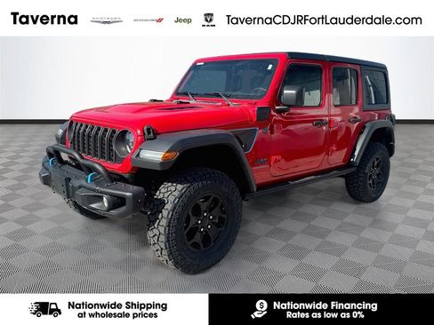 Certified 2023 Jeep Wrangler Unlimited Rubicon 4xe AWD/4WD image 1