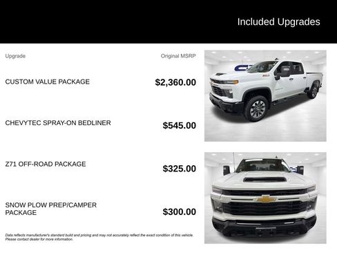 Used 2025 Chevrolet Silverado 2500 Custom w/ Custom Value Package image 2