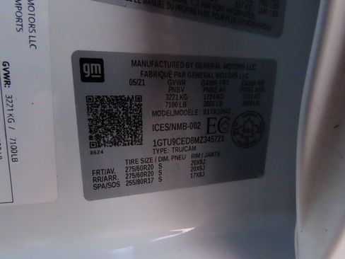 Used 2021 GMC Sierra 1500 Elevation w/ X31 Off-Road Package image 45