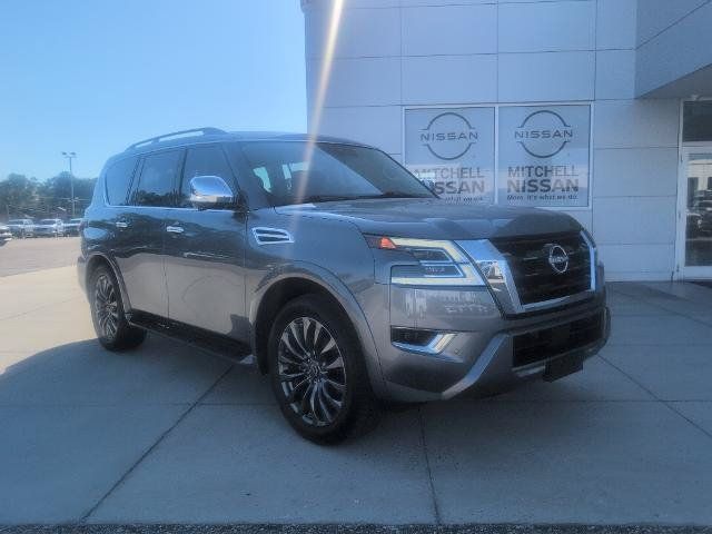 Certified 2023 Nissan Armada Platinum w/ Captain's Chairs Package RWD image 1
