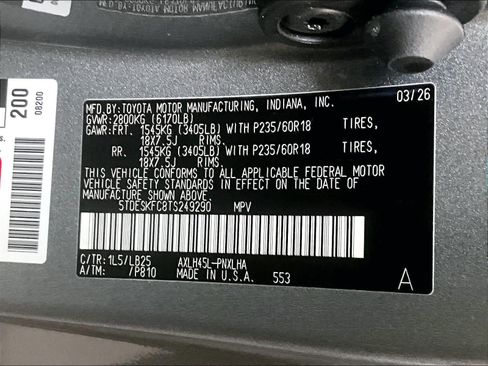 New 2026 Toyota Sienna Platinum image 17