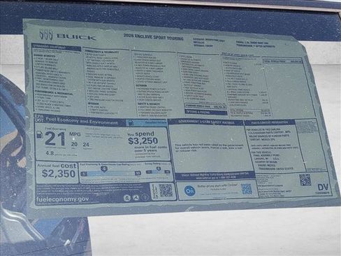 New 2026 Buick Enclave Sport Touring w/ Power Package image 18