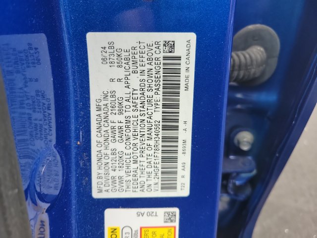 Used 2024 Honda Civic EX image 40
