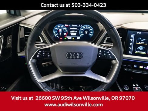 Used 2023 Audi Q4 e-tron Premium Plus w/ Premium Plus AWD/4WD image 14