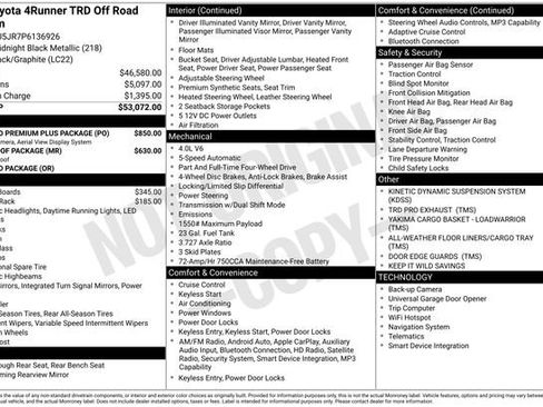 Used 2023 Toyota 4Runner TRD Off-Road Premium w/ Off Road Premium Plus Package image 10