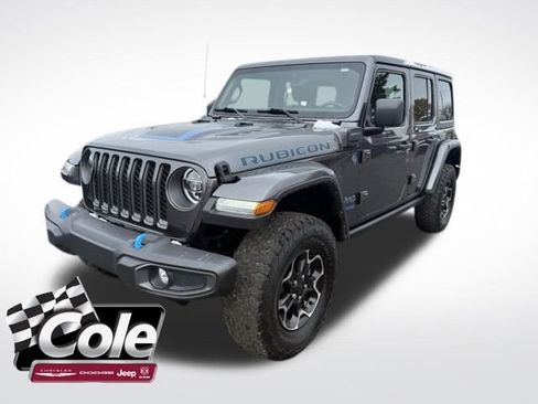 Used 2022 Jeep Wrangler Unlimited Rubicon 4xe w/ Cold Weather Group image 1
