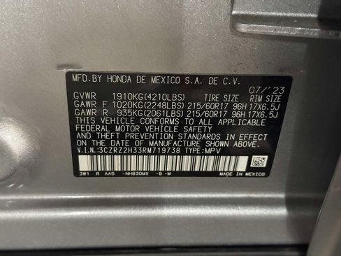 Certified 2024 Honda HR-V LX image 24