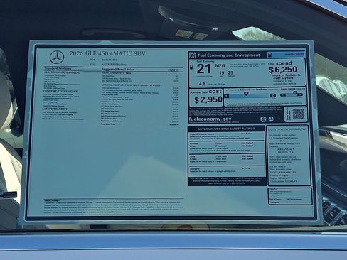 New 2026 Mercedes-Benz GLE 450 4MATIC image 19