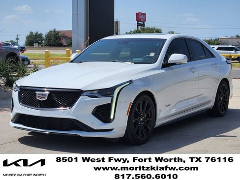 Used 2022 Cadillac CT4 V w/ Navigation Package RWD image 3