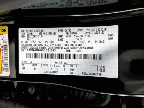 New 2025 Ford Ranger XLT w/ Equipment Group 301A High image 21