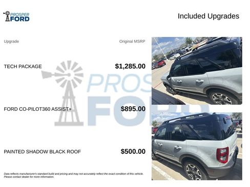 Used 2023 Ford Bronco Sport Outer Banks w/ Tech Package AWD/4WD image 3