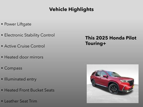 New 2025 Honda Pilot Touring image 10