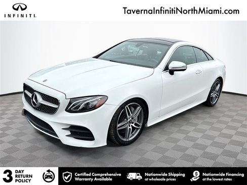 Used 2020 Mercedes-Benz E 450 Coupe w/ AMG Line image 1