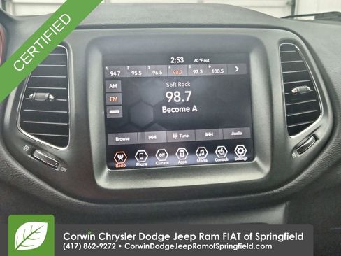 Certified 2020 Jeep Compass Trailhawk w/ Cold Weather Group image 23