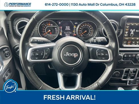 Used 2021 Jeep Wrangler Unlimited Sahara w/ Uconnect 4C Nav & Sound Group AWD/4WD image 19