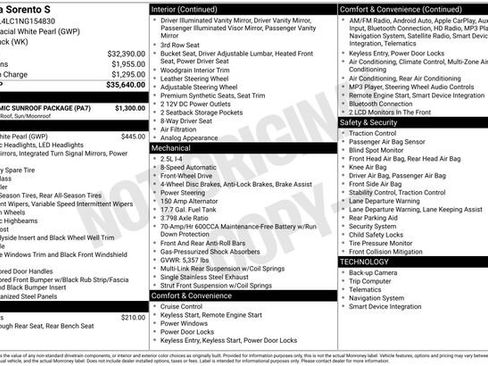 Certified 2022 Kia Sorento S w/ Panoramic Sunroof Package image 46