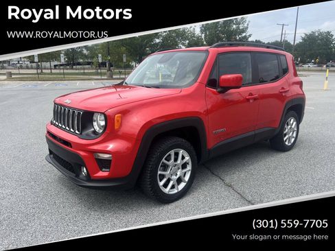 Used 2019 Jeep Renegade Latitude w/ UConnect 8.4 Nav Group AWD/4WD image 1