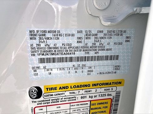 New 2026 Ford Expedition Max Platinum w/ Platinum Ultimate Package image 13