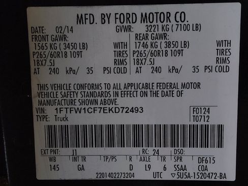 Used 2014 Ford F150 XLT w/ Equipment Group 302A Luxury RWD image 33