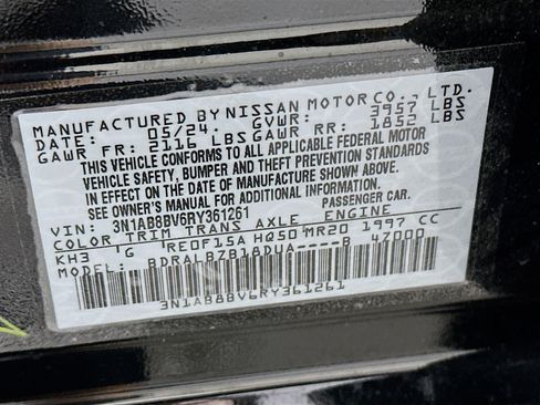 Used 2024 Nissan Sentra S FWD image 12