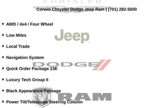 Certified 2024 Jeep Grand Cherokee L Limited w/ Luxury Tech Group II AWD/4WD image 8