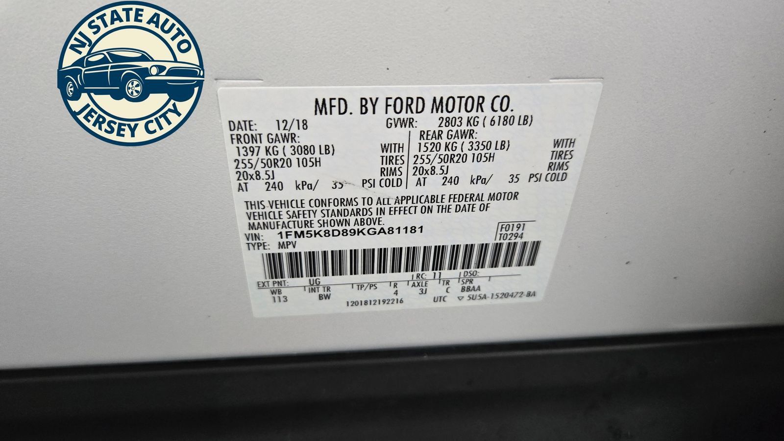 Used 2019 Ford Explorer XLT w/ Equipment Group 202A AWD/4WD image 31