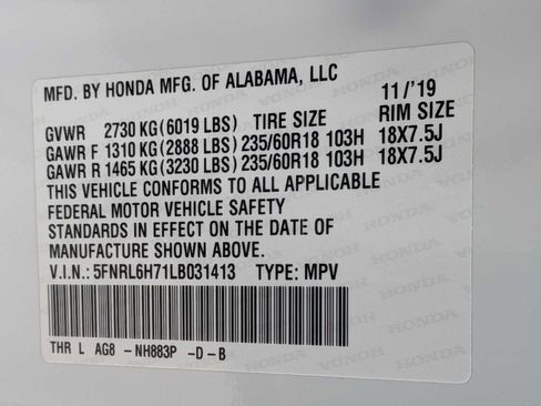 Used 2020 Honda Odyssey EX-L image 33