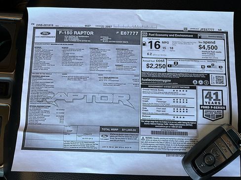 Used 2018 Ford F150 Raptor w/ Equipment Group 802A Luxury AWD/4WD image 40