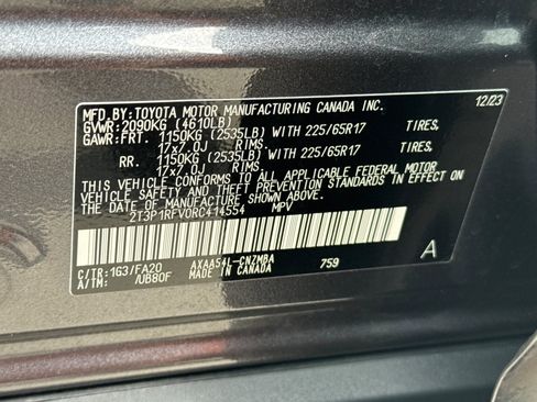 Certified 2024 Toyota RAV4 XLE w/ Convenience Package AWD/4WD image 29