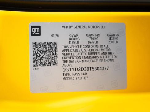 Used 2026 Chevrolet Corvette Z06 RWD image 37