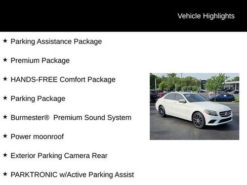 Certified 2019 Mercedes-Benz C 300 4MATIC Sedan image 5