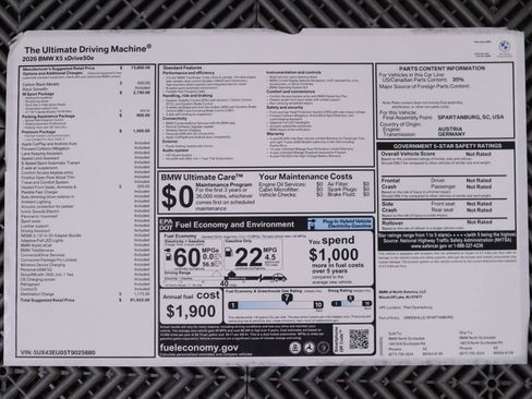 Used 2026 BMW X5 xDrive50e w/ M Sport Package image 10