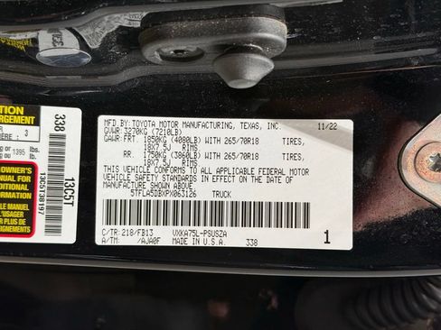 Used 2023 Toyota Tundra SR5 w/ SR5 Convenience Package AWD/4WD image 26