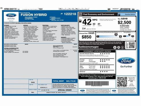 Used 2018 Ford Fusion S image 2