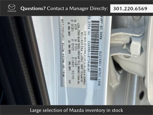 New 2026 MAZDA MAZDA3 2.5 S Sedan w/ Preferred Pkg FWD image 30