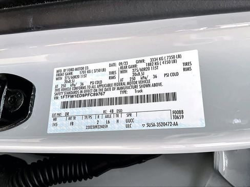 Certified 2023 Ford F150 XLT w/ Equipment Group 302A High image 34