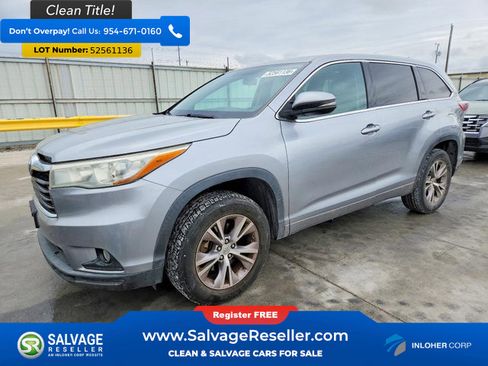 Used 2015 Toyota Highlander Plus FWD image 1
