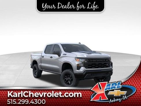 New 2026 Chevrolet Silverado 1500 Custom Trail Boss w/ Dark Appearance Package AWD/4WD image 1