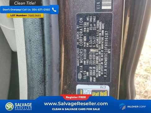 Used 2015 Kia Sedona LX w/ LX Convenience Package image 17