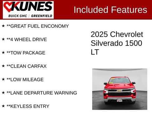 Used 2025 Chevrolet Silverado 1500 LT w/ Work Truck Package AWD/4WD image 3