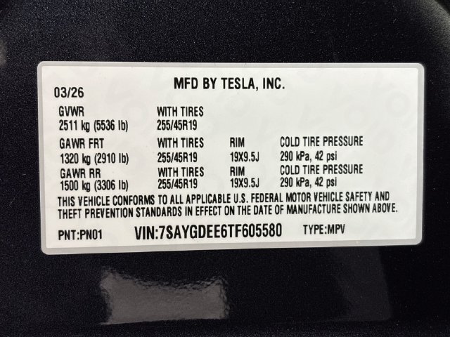Used 2026 Tesla Model Y Long Range AWD/4WD image 31