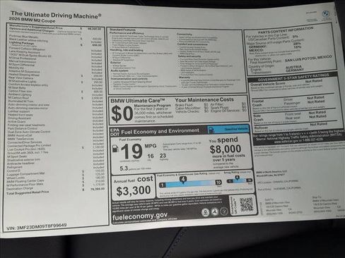 New 2026 BMW M2 w/ Lighting Package image 19
