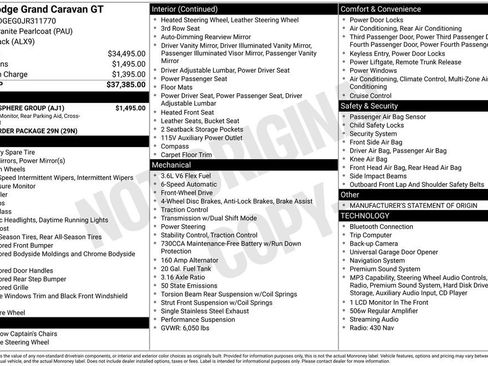Used 2018 Dodge Grand Caravan GT w/ Safety Sphere Group FWD image 12
