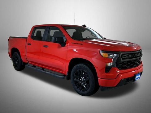 Certified 2024 Chevrolet Silverado 1500 Custom w/ Turbomax Blackout Package AWD/4WD image 4